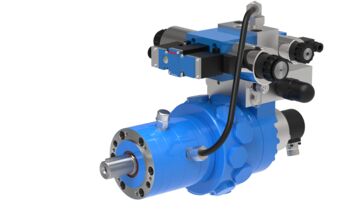 Sondermotor KM_63ZA1M LBD_11Z mit Ventilaufbau