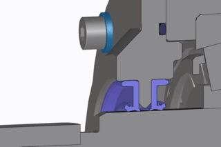 Dichtungsausführung für Hydraulikantriebe